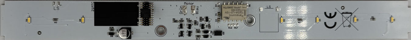 LoDi-WiB ICE3-M(-St) — The power car board LoDi-Motor WiB ICE3-M (-S), where the S stands for pickup changeover.