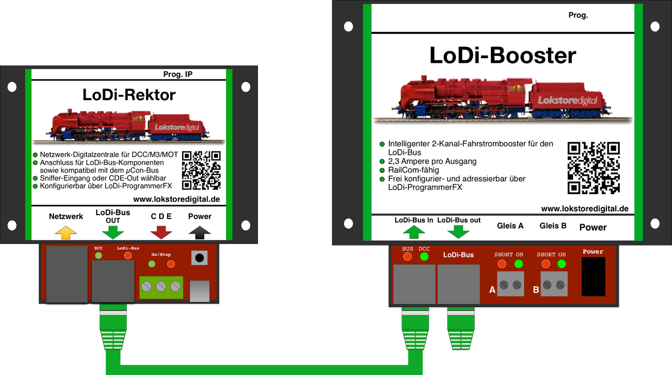 LoDi-Rektor — Connecting the LoDi-Rektor to the LoDi bus