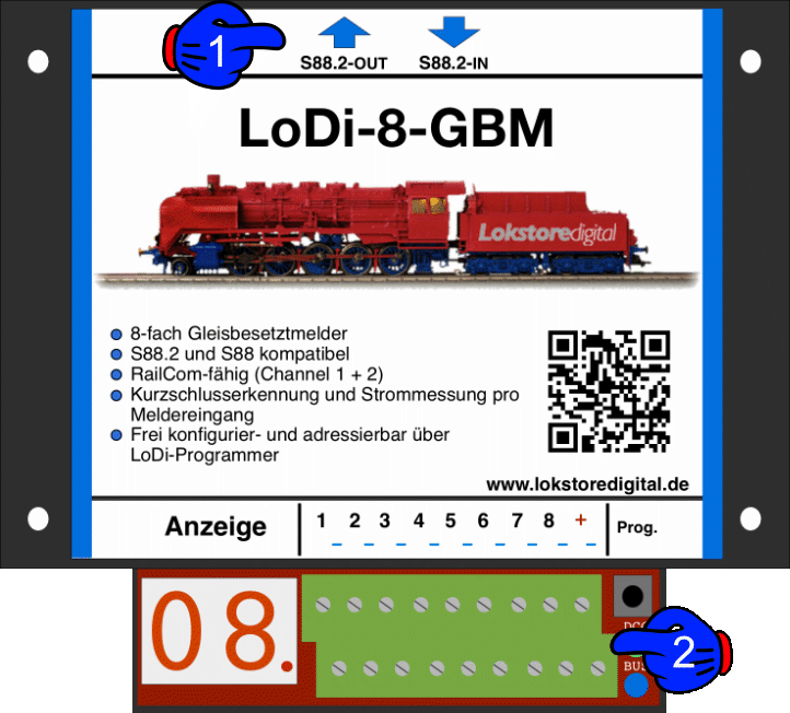 LoDi-8-GBM v2 — The LoDi-8-GBM v2 and its connections