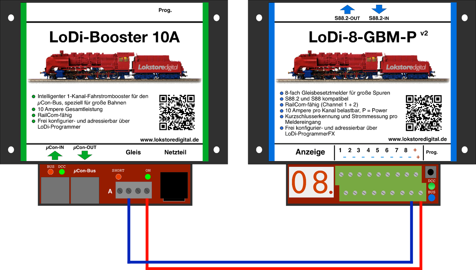 LoDi-8-GBM-P v2 — Connecting booster voltage to the LoDi-8-GBM-P v2
