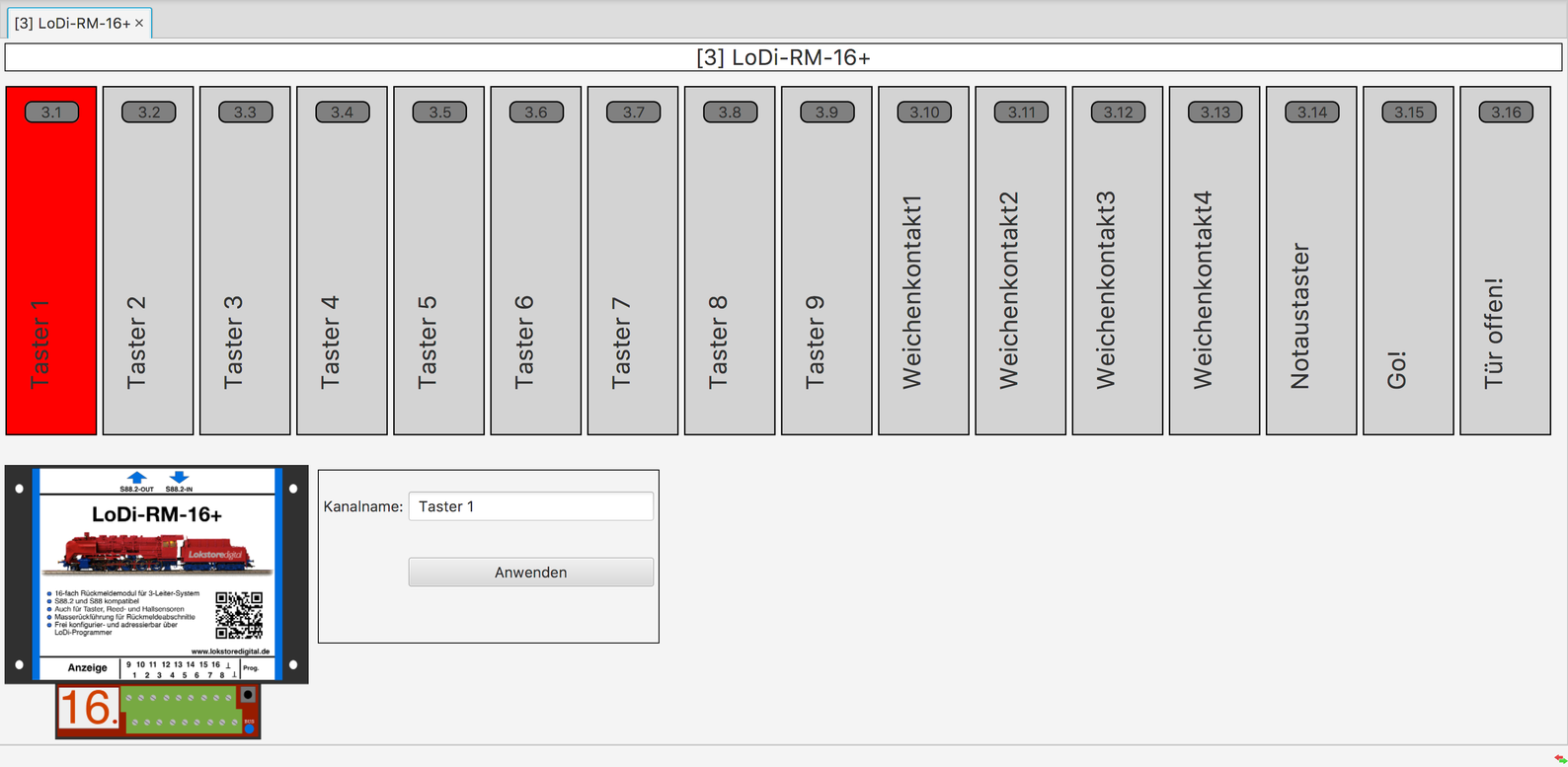 LoDi-RM-16+ v2 — Setting up the LoDi-RM-16+ v2 in the LoDi-Programmer