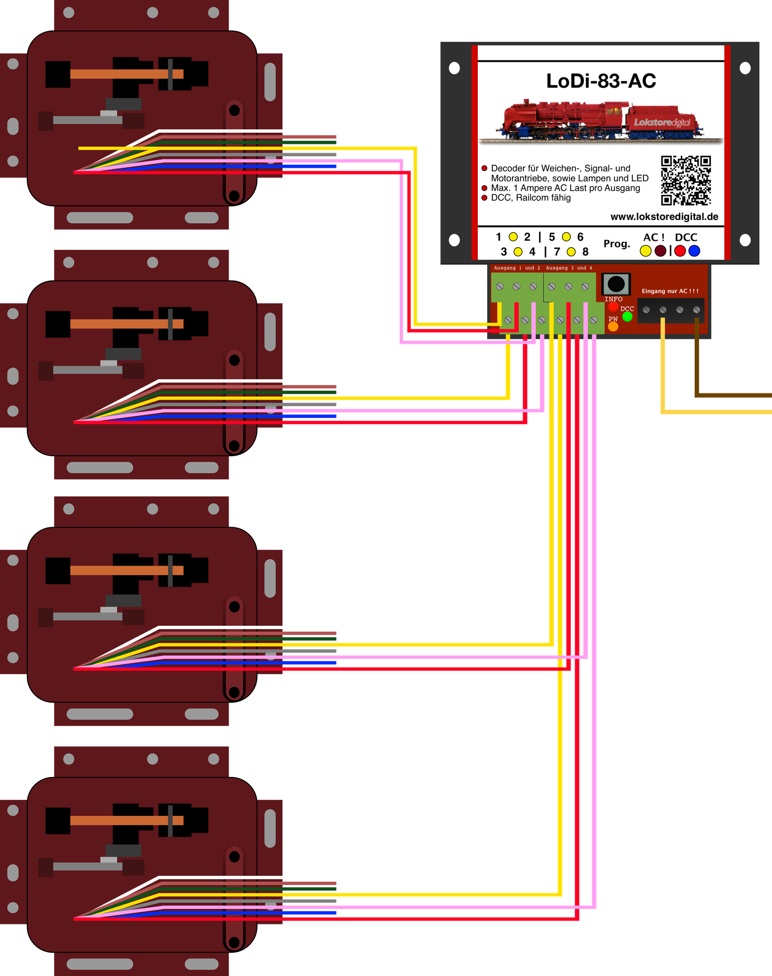 LoDi-83-AC — Connecting the LoDi-83-AC to the loads