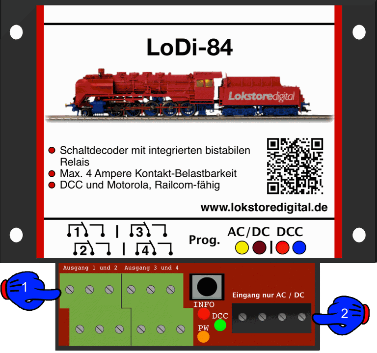 LoDi-84 — The LoDi-84 and its connections
