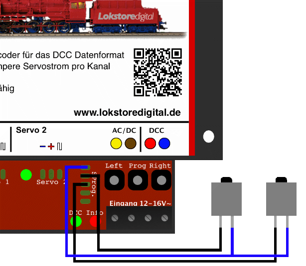 LoDi-Dual-Servo-DCC — Stand-alone version
