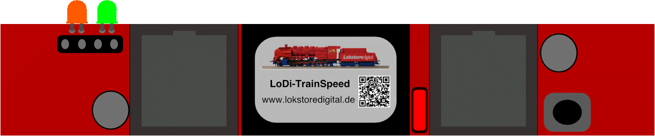 LoDi-TrainSpeed — The LoDi-TrainSpeed and its connections