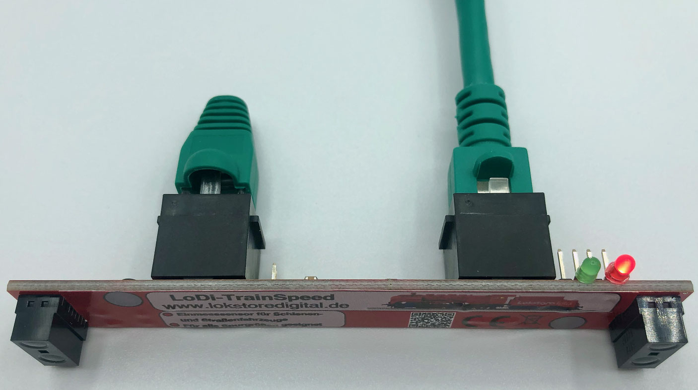 LoDi-TrainSpeed — Positioning the LoDi-TrainSpeed for measuring