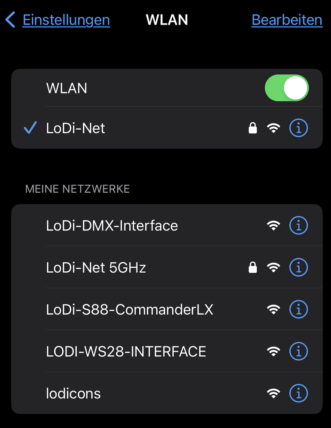 Commissioning — Setting up a Wi-Fi-capable LoDi interface