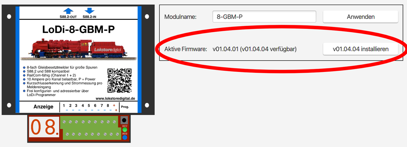 LoDi-8-GBM(-P) (v2) — Updating the S88.2 modules