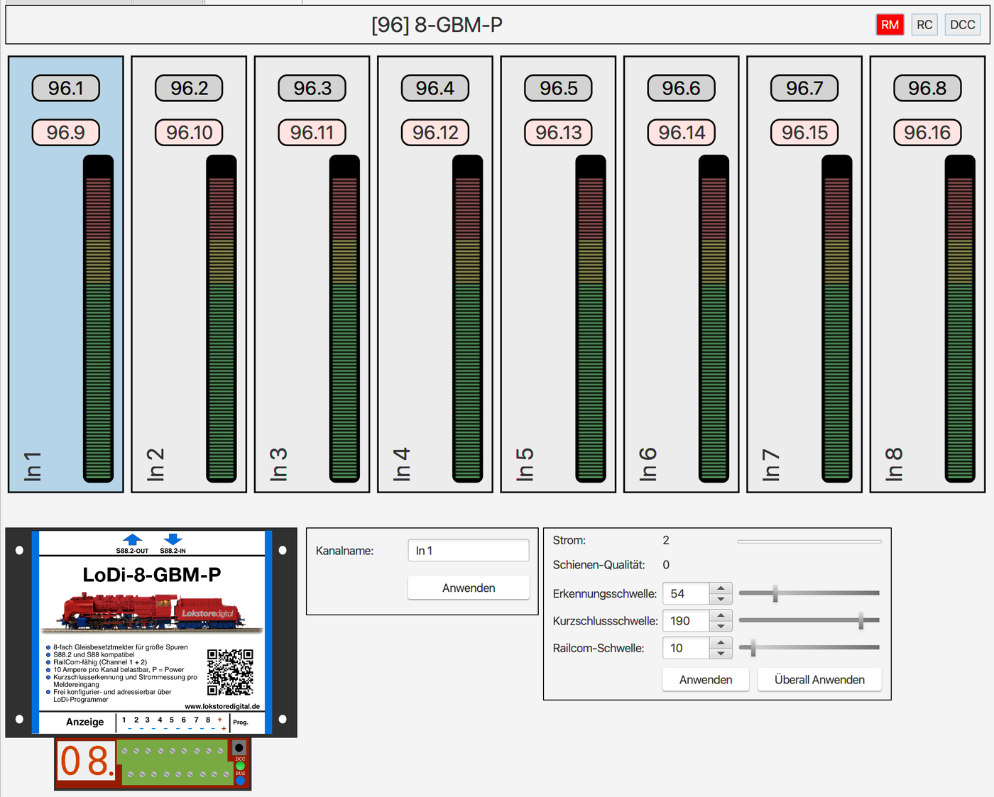 LoDi-8-GBM(-P) (v2) — Rain mode for the LoDi-8-GBM-P (v2)