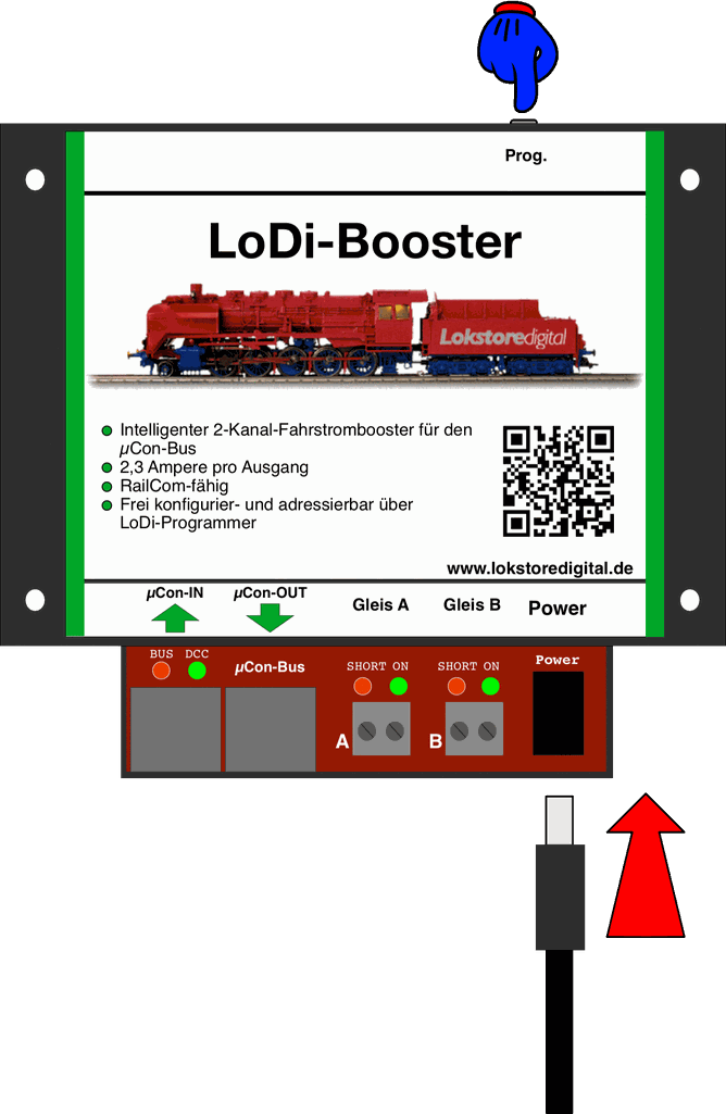 LoDi-Booster — Updating the LoDi-Booster's firmware