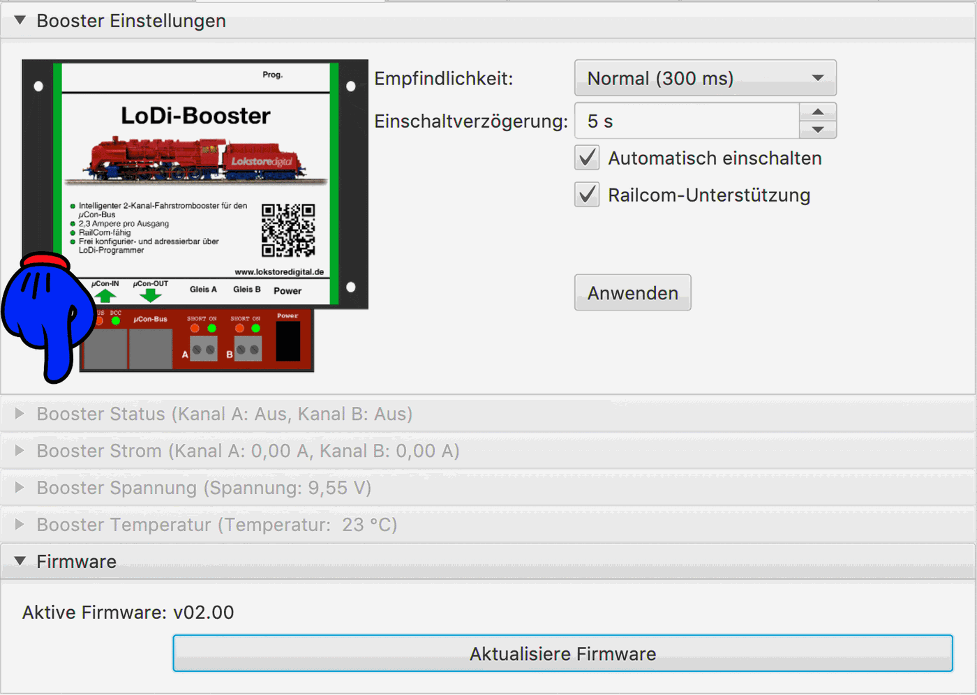 LoDi-Booster — Updating the LoDi-Booster's firmware
