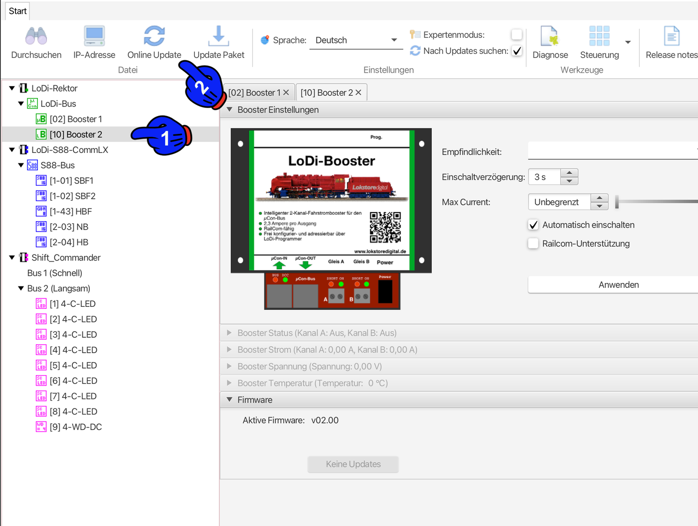 LoDi-Booster — Updating the LoDi-Booster's firmware