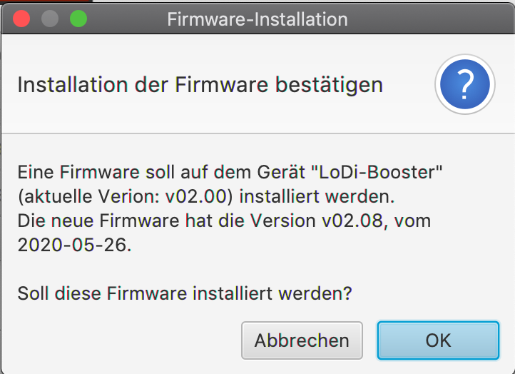 LoDi-Booster — Updating the LoDi-Booster's firmware