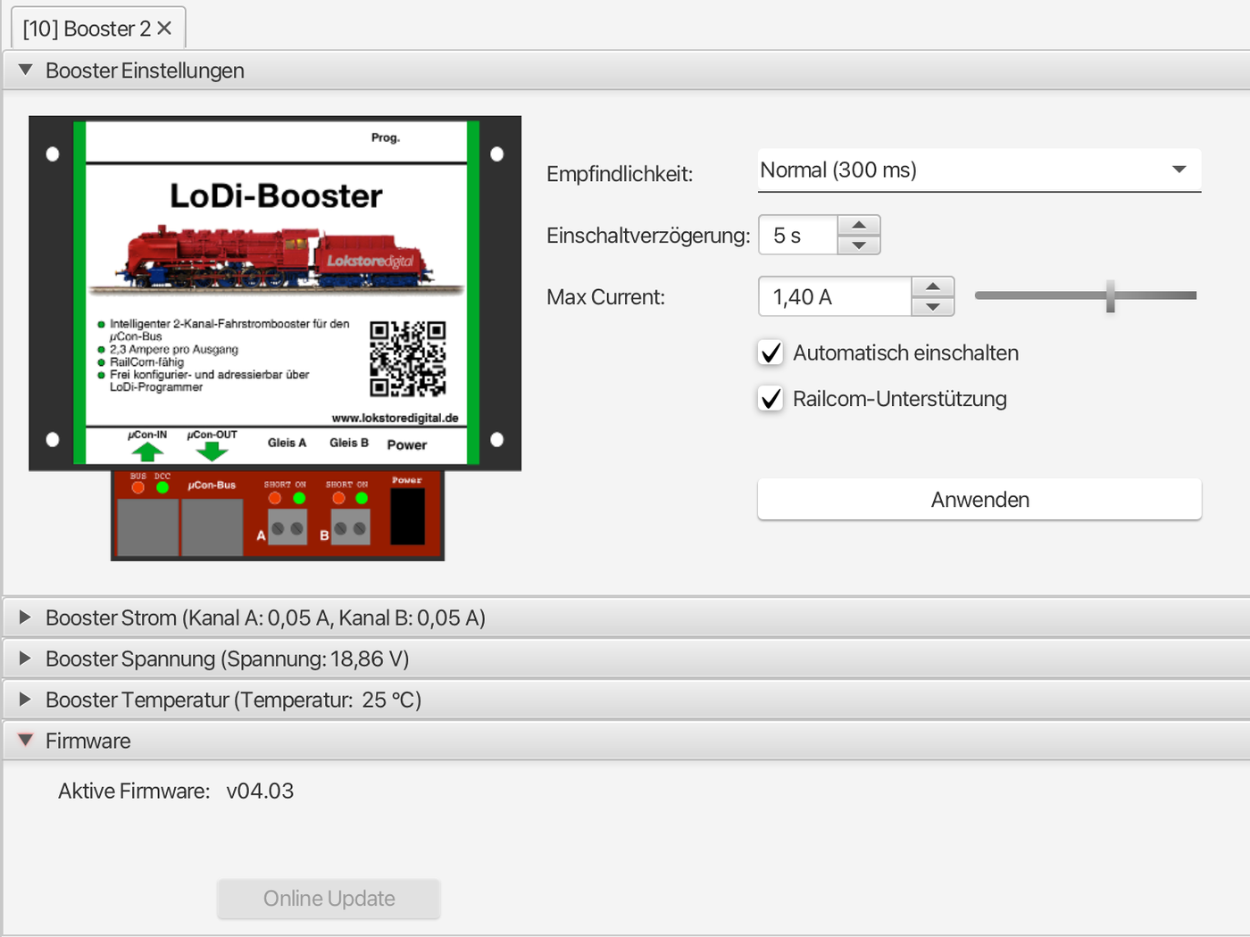 LoDi-Booster — Updating the LoDi-Booster's firmware