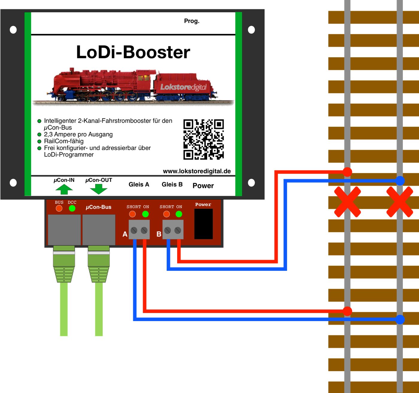 LoDi-Booster — Connecting and setting up the LoDi-Booster