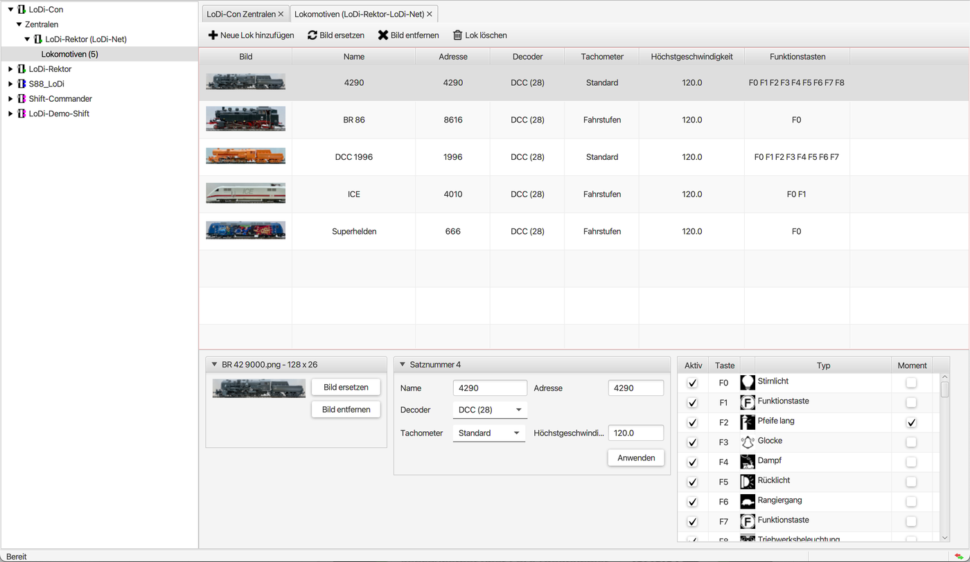 LoDi-Con — Editing and creating locomotives