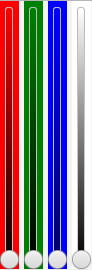 LoDi-Light-Operator 4-C-LED — The colour sliders