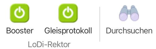 LoDi-Rektor — Driving, switching, CV programming