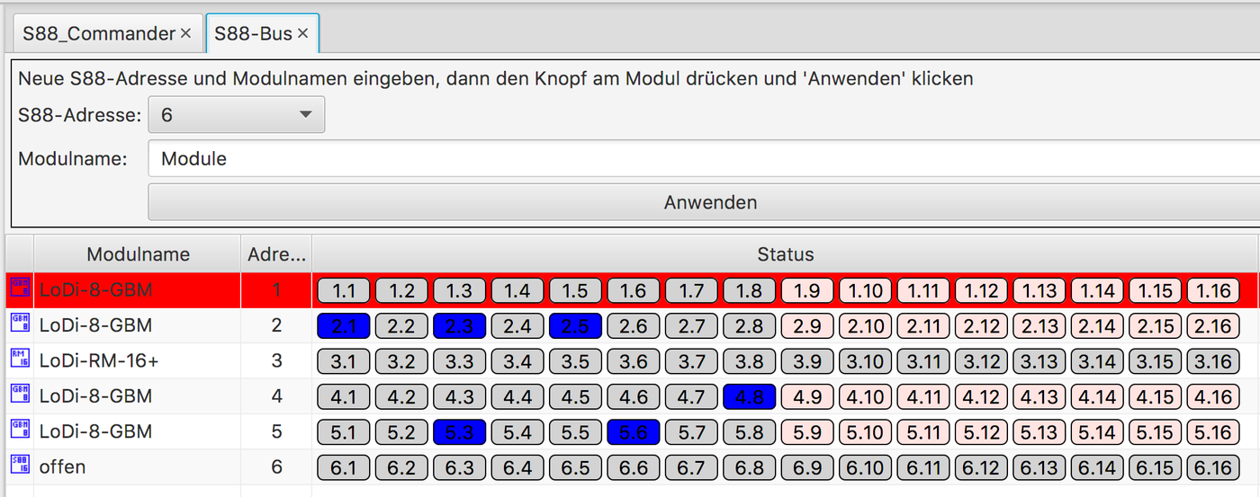 LoDi-RM-16+ v2 — Assigning an address