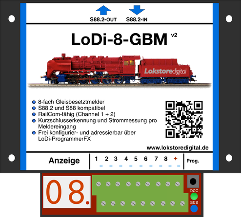 LoDi-S88-Commander LX — Occupancy detectors
