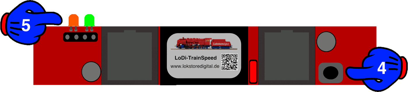 LoDi-TrainSpeed — Changing the LoDi-TrainSpeed's address