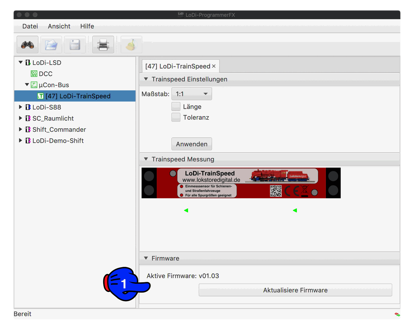 LoDi-TrainSpeed — Updating the LoDi-TrainSpeed's firmware